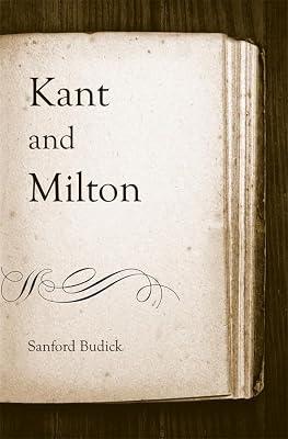 Kant and Milton by Budick, Sanford | Hardcover | Poetry By Individual Poets
