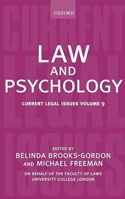 Law and Psychology: Current Legal Issues Volume 9 | Hardcover | Jurisprudence & Philosophy Of Law 2
