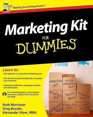 Marketing Kit For Dummies UK Edition by Brooks, Gregory; Mortimer, Ruth | Paperback | Sales & Marketing Management