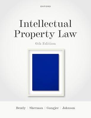 Intellectual Property Law: Dublin City Coroner's Court, 1876-1902 by Gangjee, Dev; Johnson, Phillip; Bently, Lionel; Sherman, Brad | Paperback | Intellectual Property Law 2