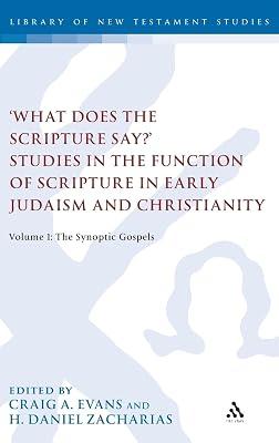 What Does the Scripture Say? Studies in the Function of Scripture in Early Judaism and Christianit | Hardcover | Religion 2