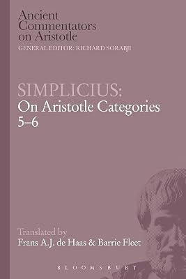 Simplicius: On Aristotle Categories 5-6 by Fleet, Barrie; Haas, Frans de | Paperback | Philosophy 2