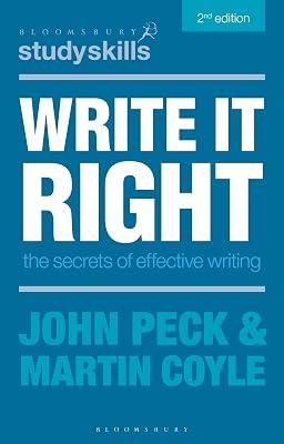 Write it Right: The Secrets of Effective Writing: 24 (Palgrave Study Skills) by Peck, John; Coyle, Martin | Paperback | Study & Learning Skills: General 2