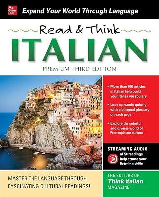 Read & Think Italian, Premium Third Edition by Think Italian! Magazine | Paperback | Foreign Language Study 2