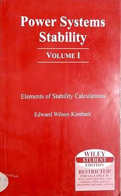 Power Systems Stability, Part I, Ii & Iii by Kimbark | Paperback 2