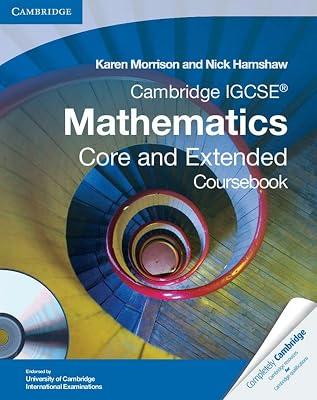 Cambridge IGCSE Mathematics Core and Extended Coursebook with CD-ROM by Morrison | Paperback | Juvenile Nonfiction 2