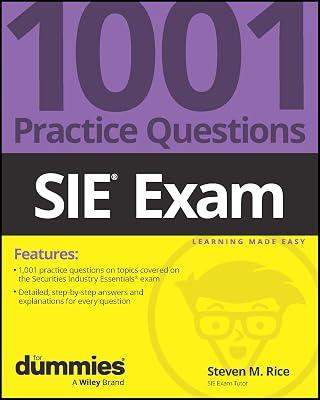 Sie Exam for Dummies: 1001 Practice Questions by Rice, Steven M. | Paperback | Study Aids 2