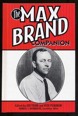 The Max Brand Companion | Hardcover | Literary Criticism 2