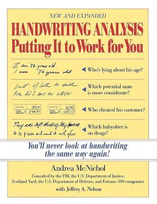 HANDWRITING ANALYSIS by McNichol, Andrea; Nelson, Jeffrey A. | Paperback | Language Arts & Disciplines 2