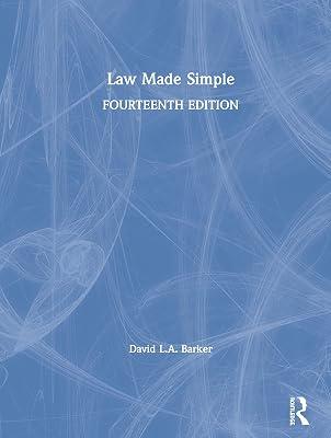 Law Made Simple by Barker, David L.A. | Hardcover | Law Of Torts 2