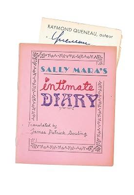 Sally Mara's Intimate Diary by Queneau, Raymond | Paperback | Fiction 2