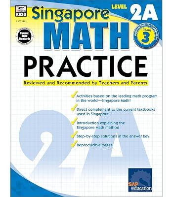 Singapore Math Practice, Level 2A Grade 3 | Paperback | Juvenile Nonfiction 2