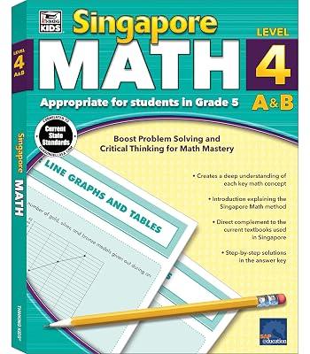 Singapore Math, Grade 5 by Thinking Kids | Paperback | Juvenile Nonfiction 2