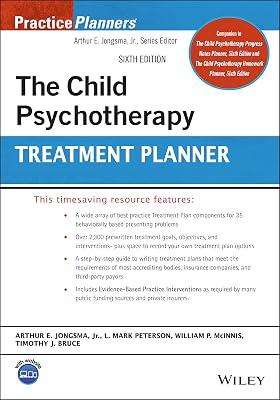 THE CHILD PSYCHOTHERAPY TREATMENT PLANNER 6ED (PB 2023) (Wiley Practice Planners Series) by Jongsma, Arthur E.; Peterson, L. Mark; McInnis, William P.; Bruce, Timothy J. | Paperback | Psychology 2