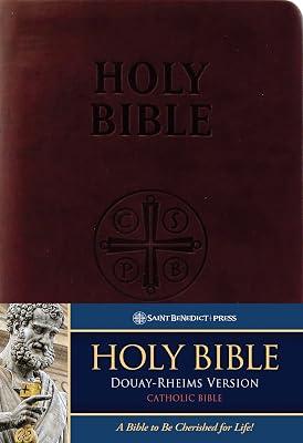 Holy Bible: Douay Rheims Version, Burgundy, Premium Ultrasoft by (D-R) | Imitation_Leather | Bibles 2