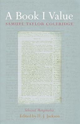 A Book I Value – Selected Marginalia by Coleridge, Samuel Taylor | Hardcover | Literary Essays 2
