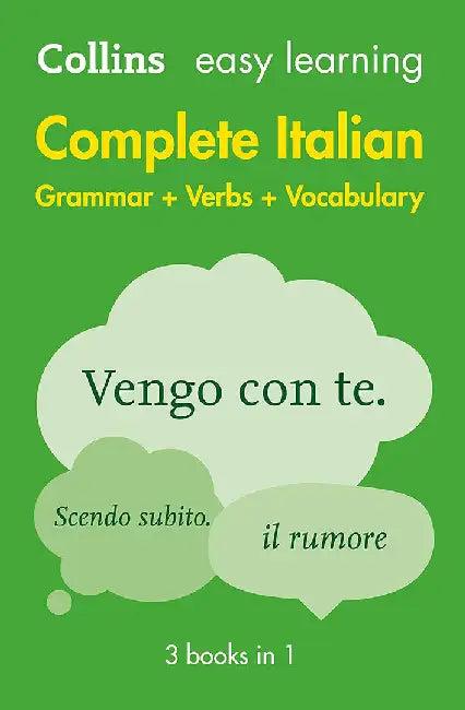 Complete Italian Grammar Verbs Vocabulary (English, Collins Dictionaries)
