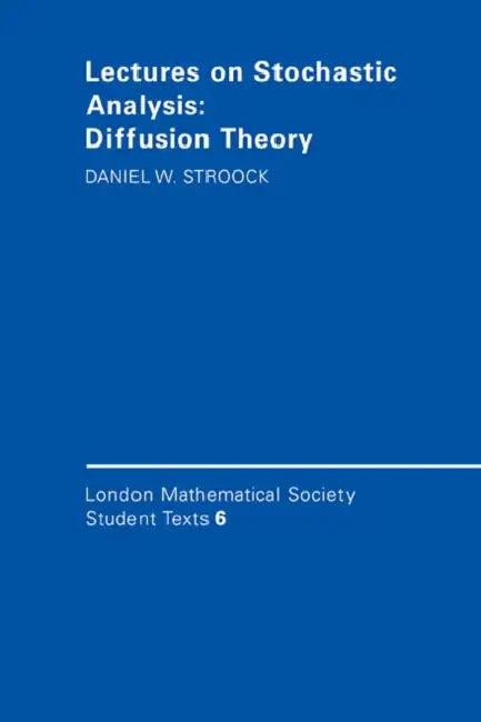 Lectures on Stochastic Analysis (English, Daniel W. Stroock | J. W. Bruce)