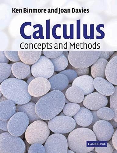 Calculus (English, Ken Binmore | Joan Davies)
