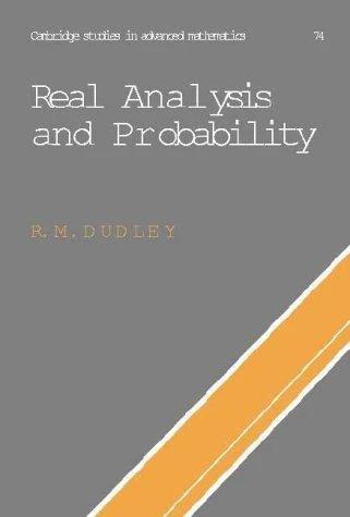 Real Analysis and Probability (English, R. M. Dudley | Dudley R. M. | Bela Bollobas)