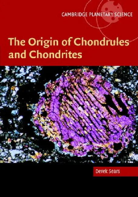 The Origin of Chondrules and Chondrites (English, Derek W. G. Sears)