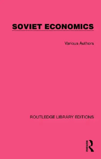 Soviet Economics (English)