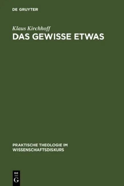 Das gewisse Etwas (English, Klaus Kirchhoff)