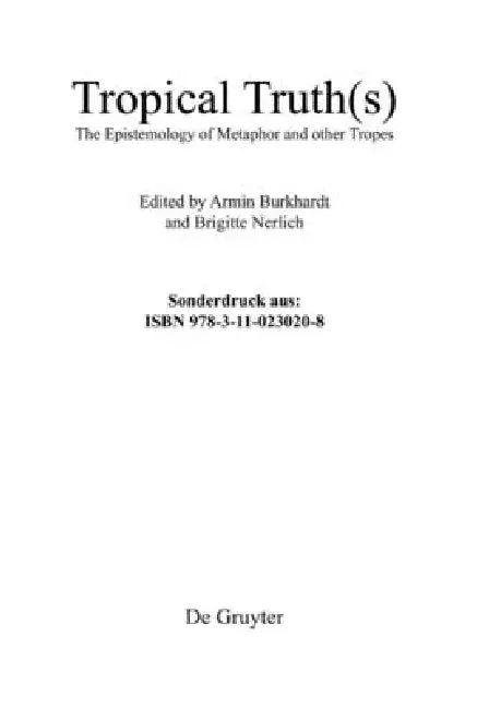 Tropical Truth(s) (English, Armin Burkhardt | Brigitte Nerlich)