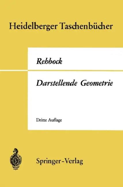 Darstellende Geometrie (English, Fritz Rehbock)