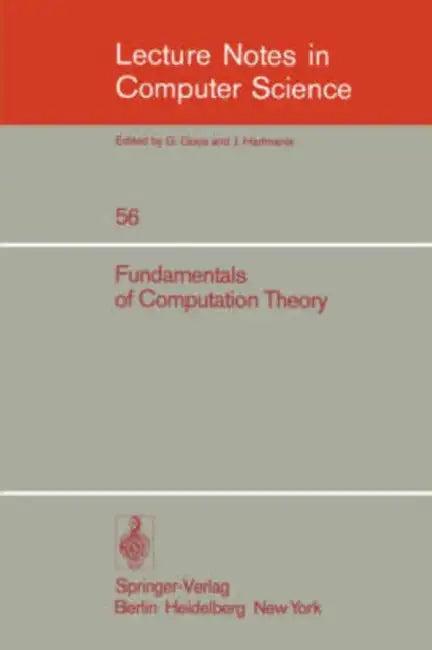 Fundamentals of Computation Theory (English, Marek Karpinski)