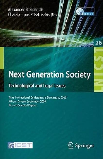 Next Generation Society (English, Alexander B. Sideridis | Charalampos Z. Patrikakis)