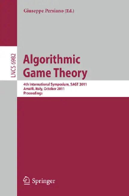 Algorithmic Game Theory (English, Giuseppe Persiano)