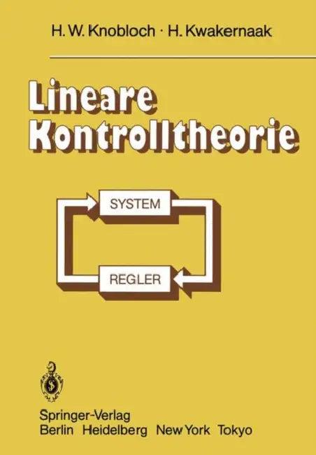 Lineare Kontrolltheorie (English, H. W. Knobloch | H. Kwakernaak)