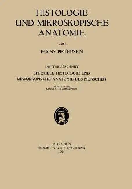 Histologie Und Mikroskopische Anatomie (English, Hans Petersen)