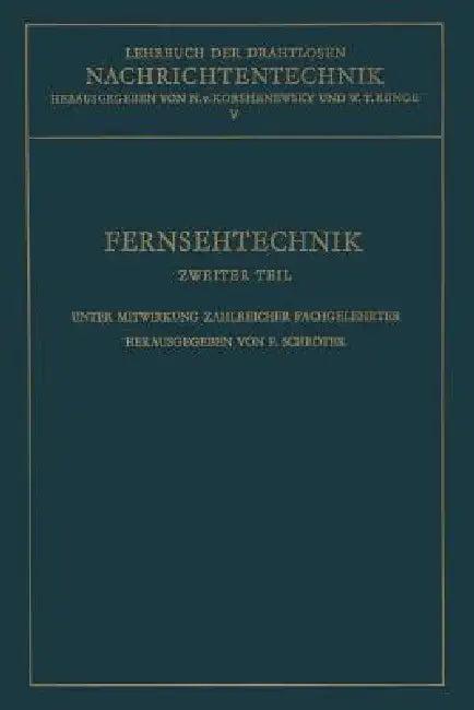 Fernsehtechnik (English, Fritz Schröter)