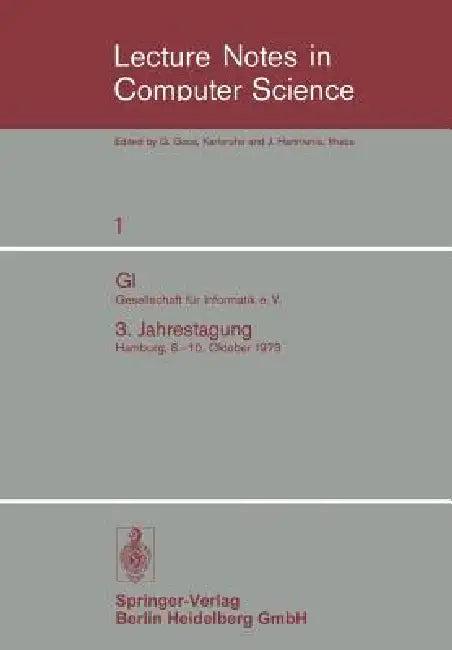 GI Gesellschaft Für Informatik E. V. (English, Wilfried Brauer)