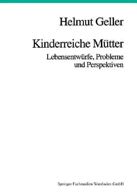 Kinderreiche Mütter (English, Helmut Geller)