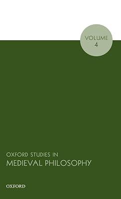 Oxford Studies in Medieval Philosophy, Volume 4 by Robert Pasnau | Hardcover | Philosophy 2