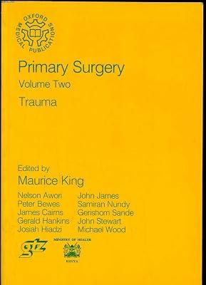 Trauma: 002 (Primary Surgery S.) by King, Maurice H. | Paperback | Trauma & Shock 2