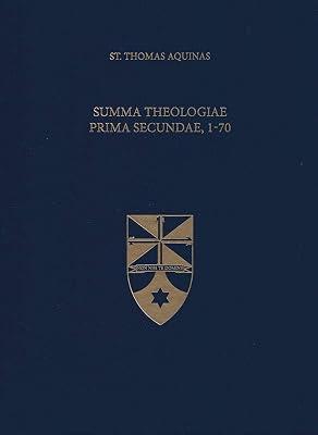 Summa Theologiae Prima Secundae, 1-70: 15 by Thomas, Aquinas, Saint | Imitation_Leather | History 2