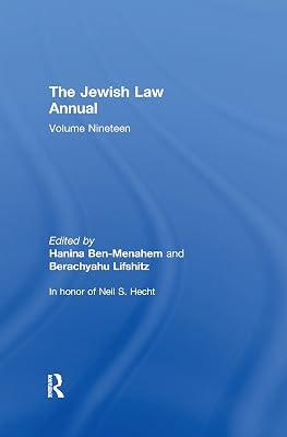 The Jewish Law Annual Volume 19 by Lifshitz, Berachyahu; Ben-Menahem, Hanina | Paperback | Regional 2