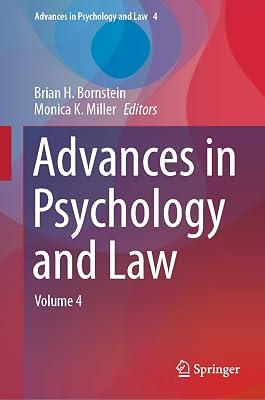 Advances in Psychology and Law: Volume 4 | Hardcover | Criminal Or Forensic Psychology 2