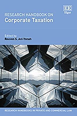 Research Handbook on Corporate Taxation (Research Handbooks in Private and Commercial Law series) | Hardcover | Corporate Tax 2