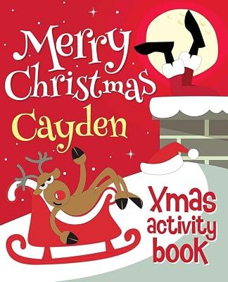 Merry Christmas Cayden - Xmas Activity Book: (Personalized Children's Activity Book) by Xmasst | Paperback | Juvenile Nonfiction 2