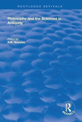 Philosophy and the Sciences in Antiquity (Routledge Revivals) | Paperback | History 2