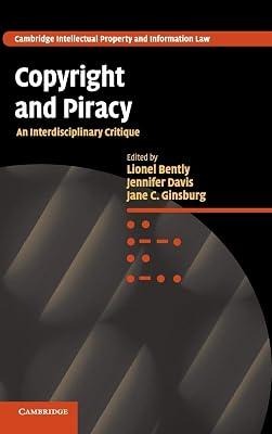 Copyright and Piracy by Bently | Hardcover | Law 2