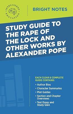 Study Guide to the Rape of the Lock and Other Works by Alexander Pope (Bright Notes) | Paperback | Poetry 2
