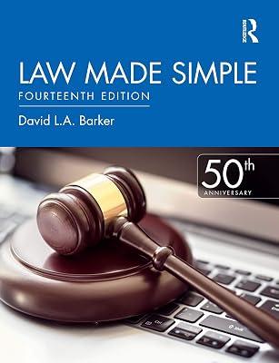 Law Made Simple by Barker, David L.A. | Paperback | Law Of Torts 2