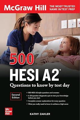 500 HESI A2 Questions to Know by Test Day, Second Edition by Zahler, Kathy A. | Paperback | Medical 2