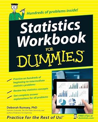 Statistics Workbook for Dummies by Rumsey, Deborah, Ph.D. | Paperback | Probability & Statistics 2
